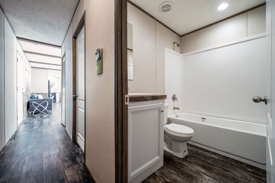 Anniversary entertainer bathroom home features