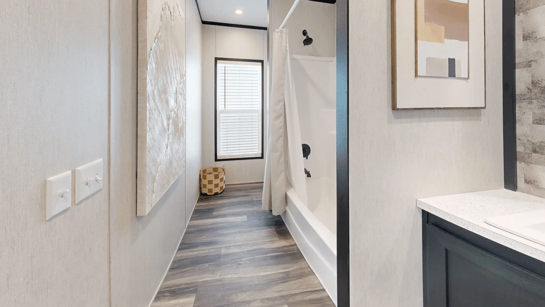 Dark nova bathroom home features