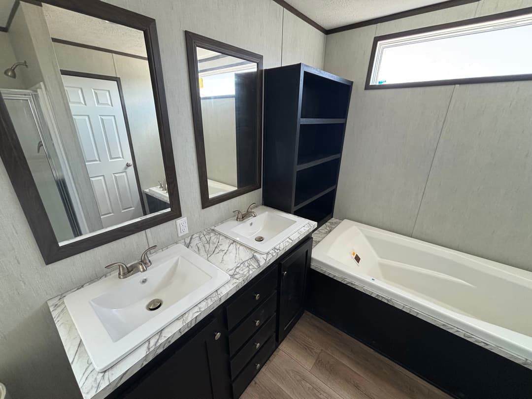 The sherman bathroom home features