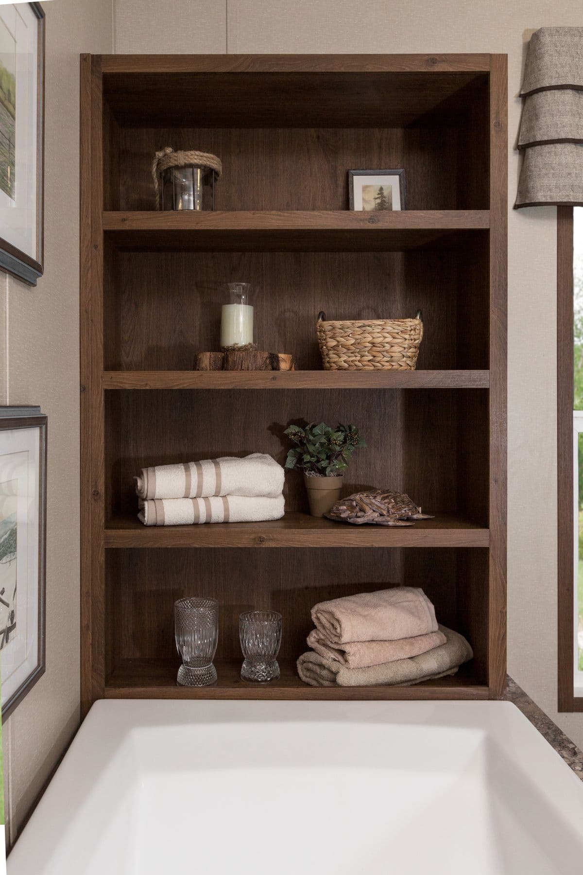 The bayside interior home features