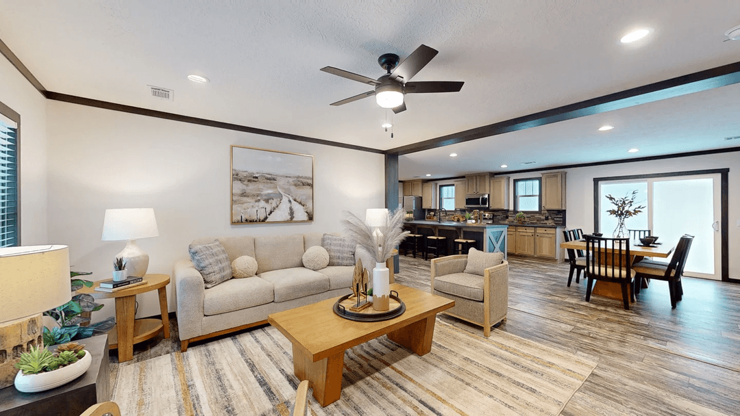 Boujee lux hero and interior home features