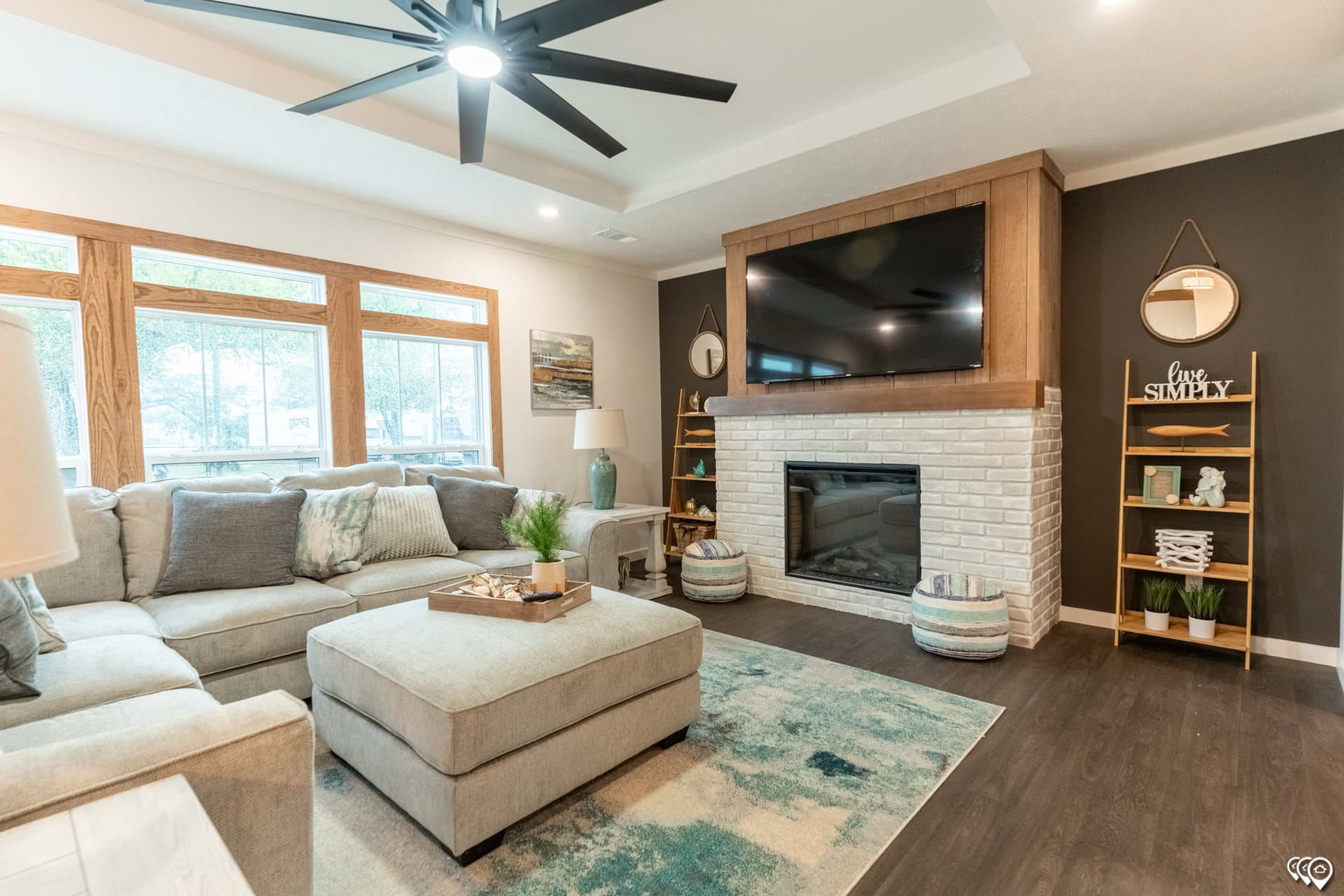 Twin creek interior home features