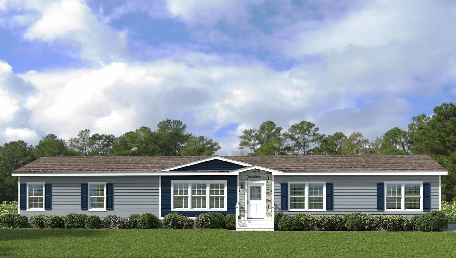 Cypress bend elevation and exterior home features