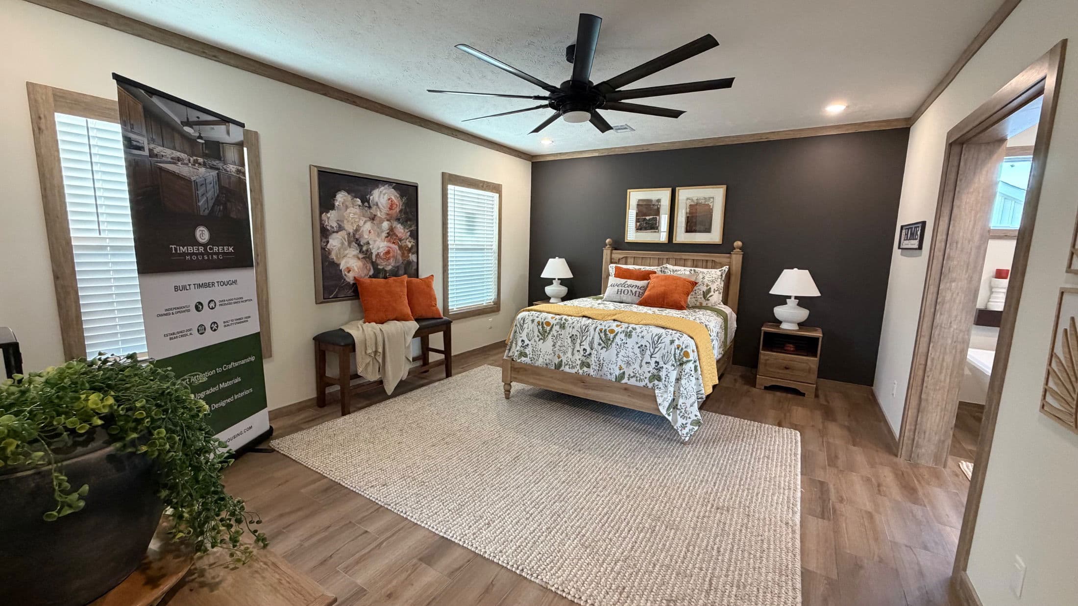 Mountain laurel (biloxi) bedroom home features