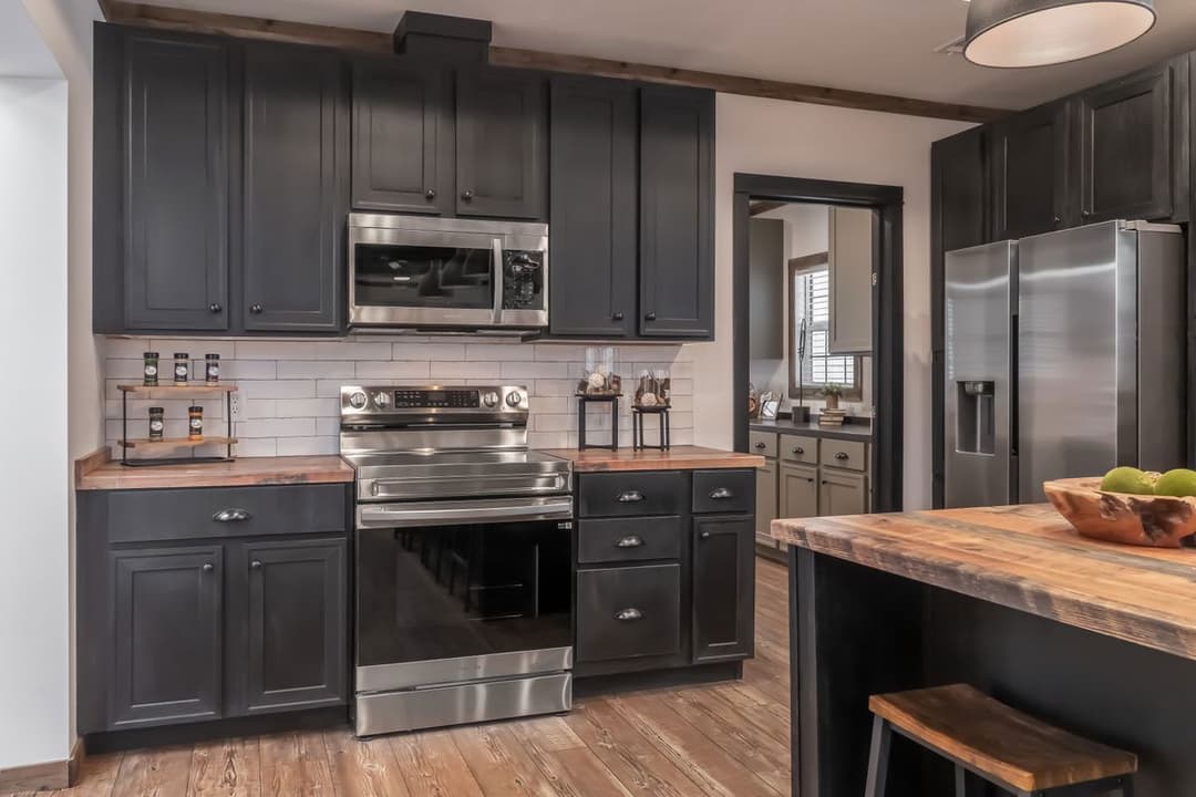 The mill house kitchen home features