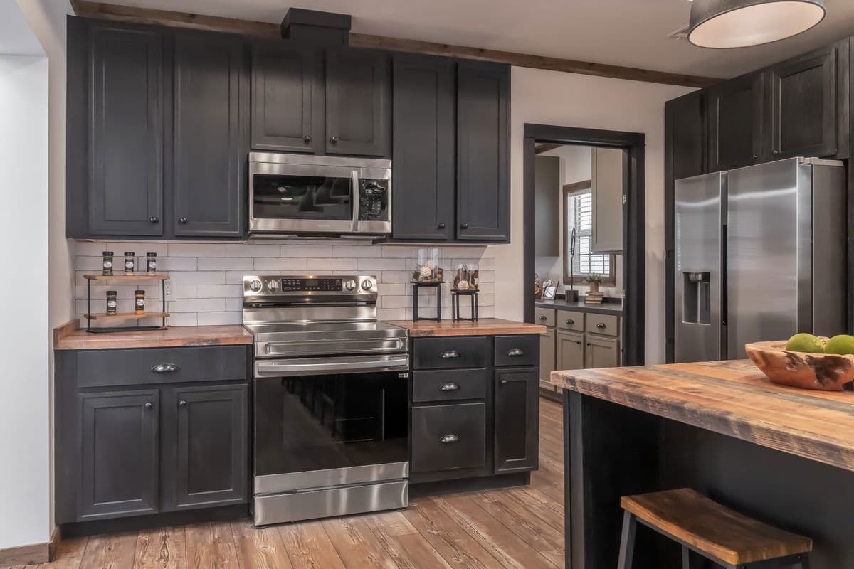 The mill house kitchen home features