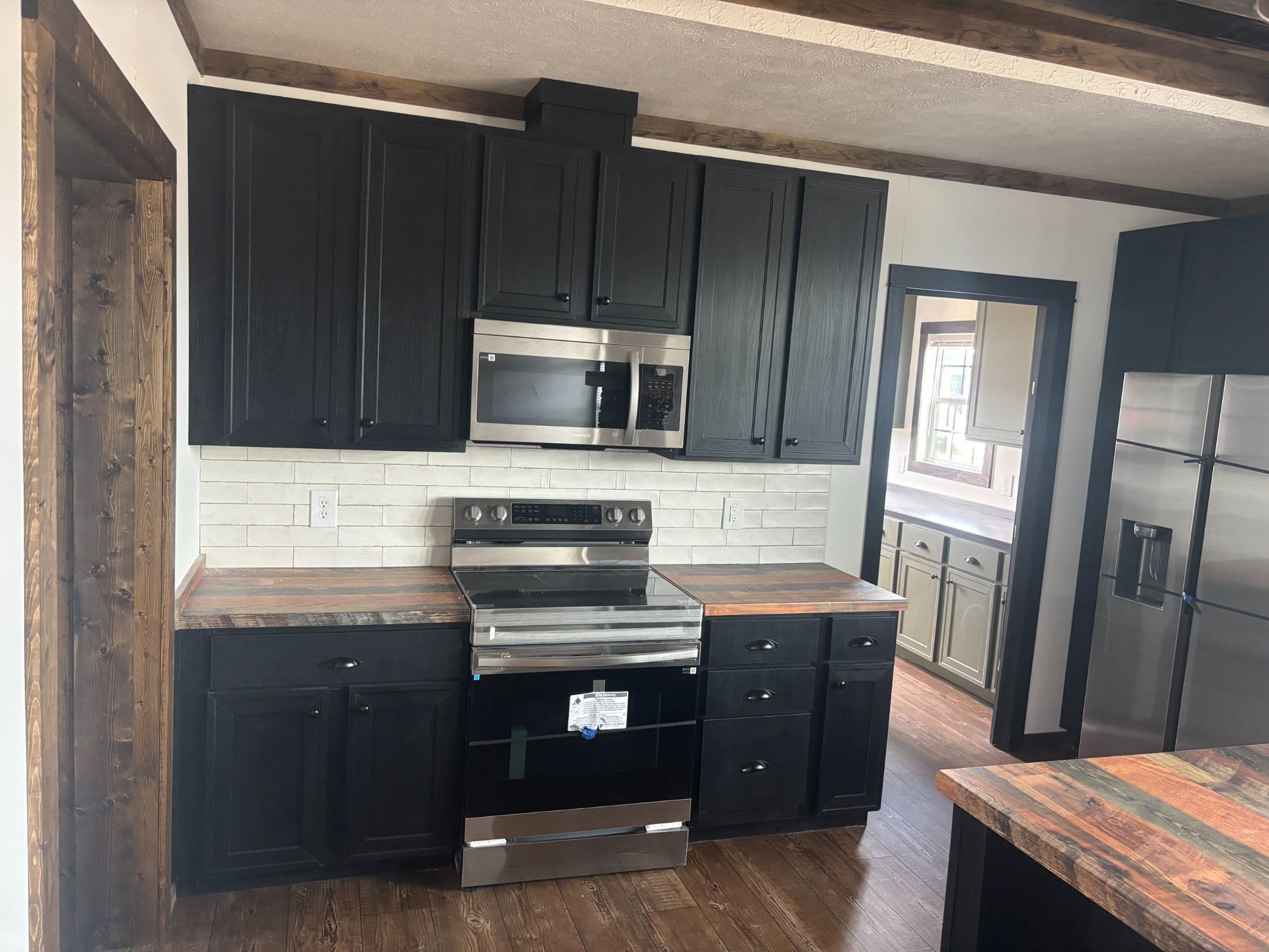 The mill house kitchen home features