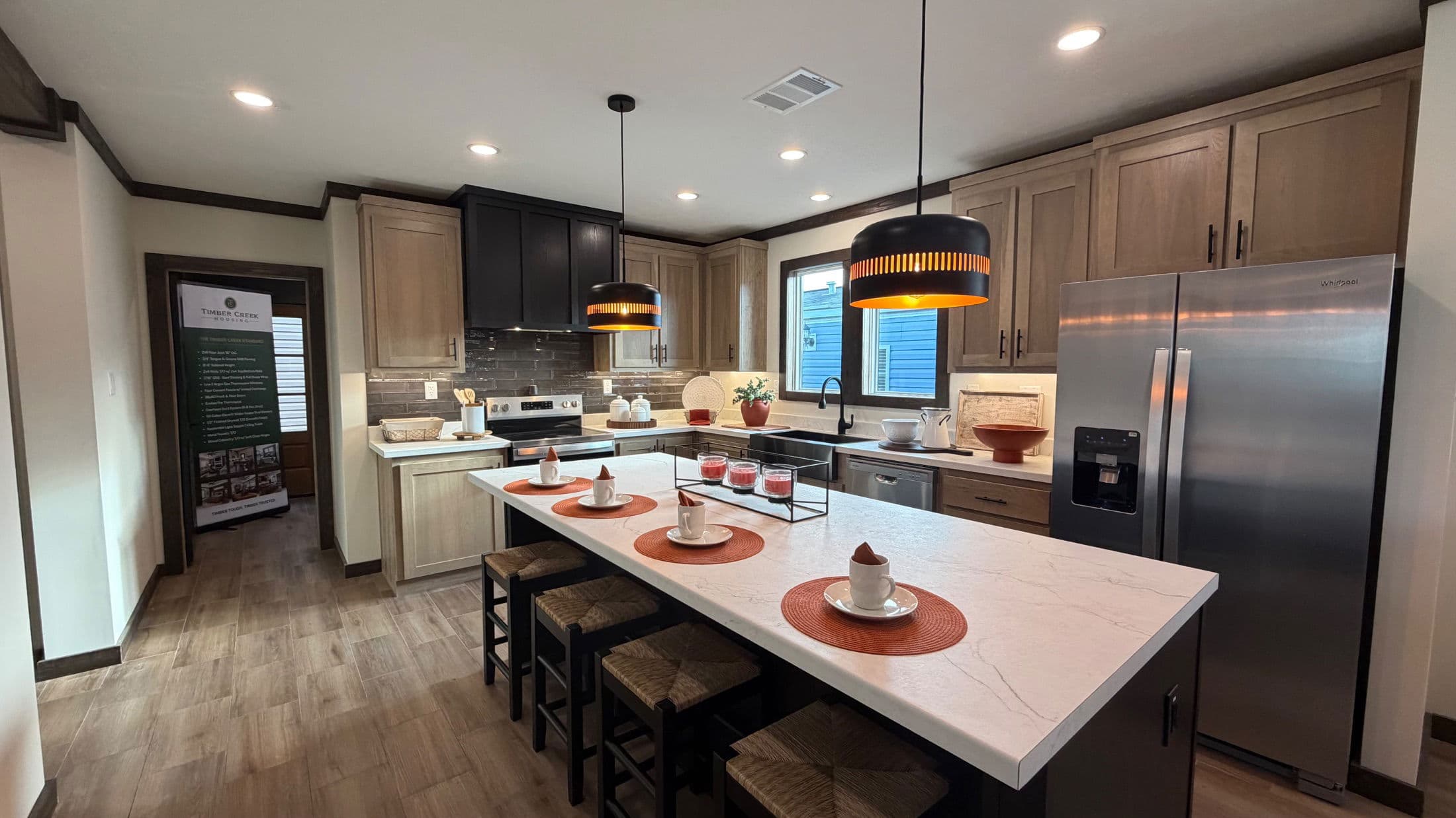 Mountain laurel (biloxi) kitchen home features