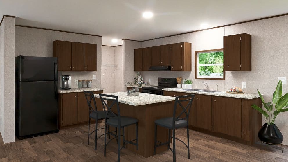 Cedar kitchen home features