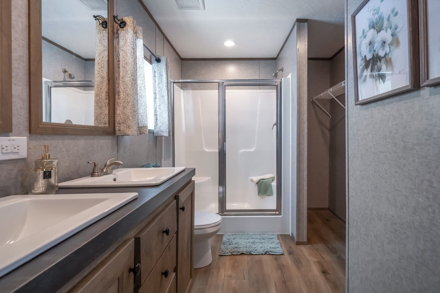 The warrior bathroom home features