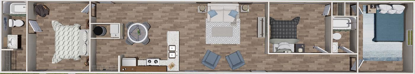 Glory floor plan home features