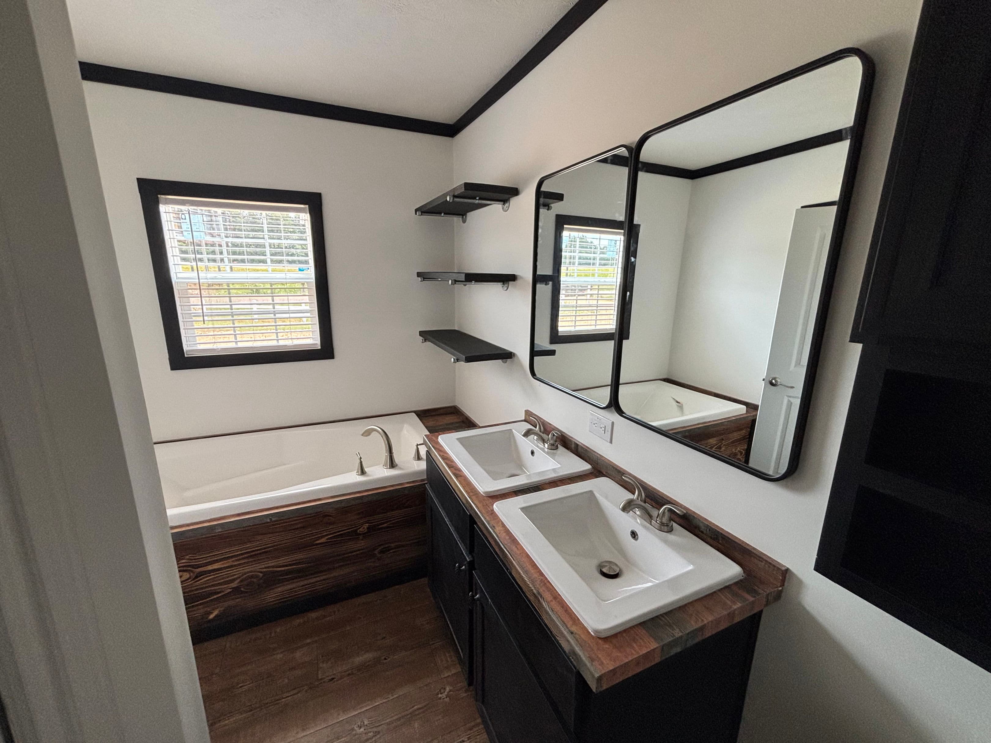 The walsh bathroom home features