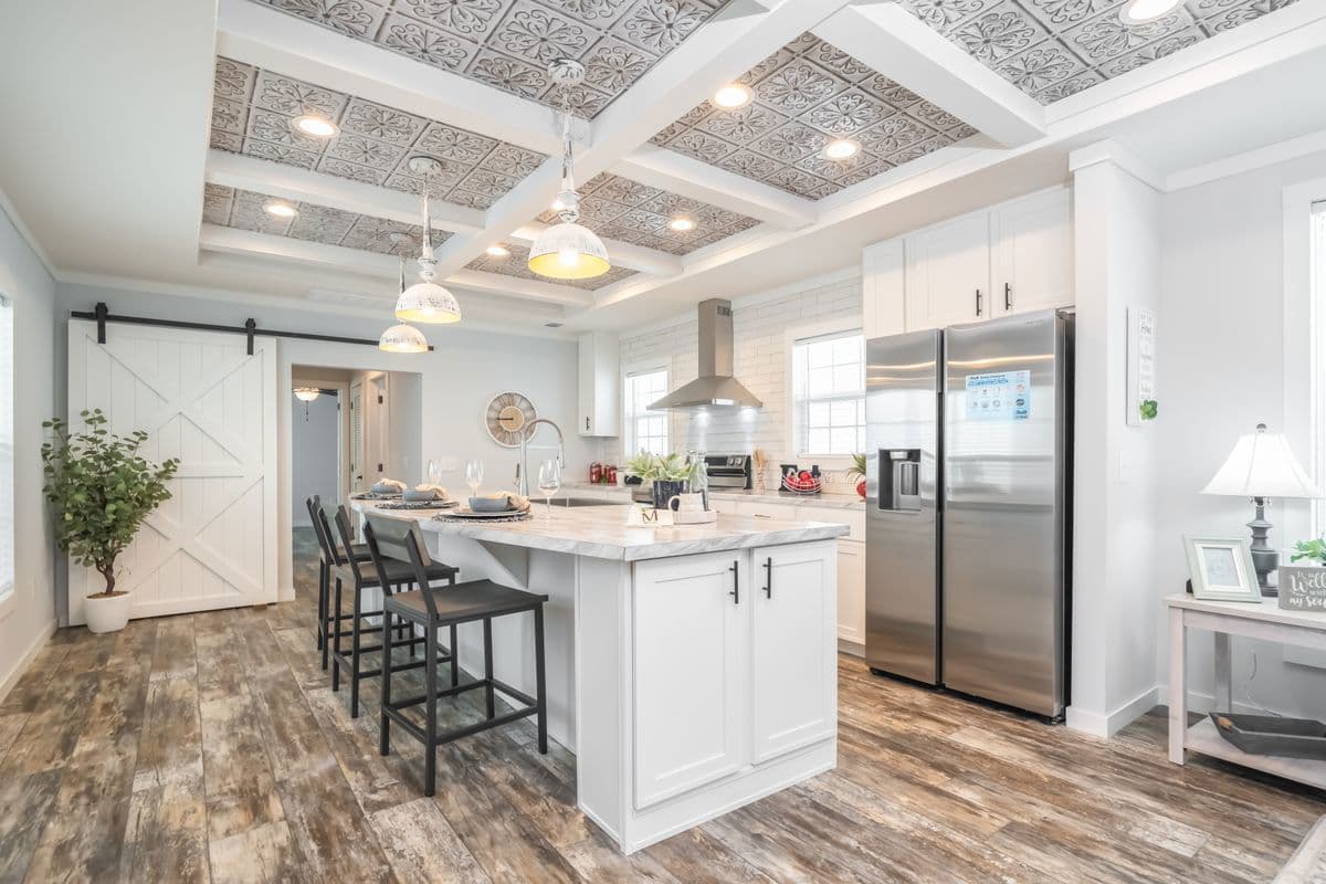 The dewey kitchen and hero home features