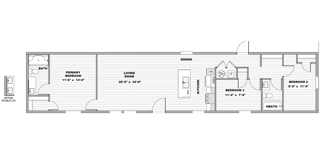 Lumen floor plan home features