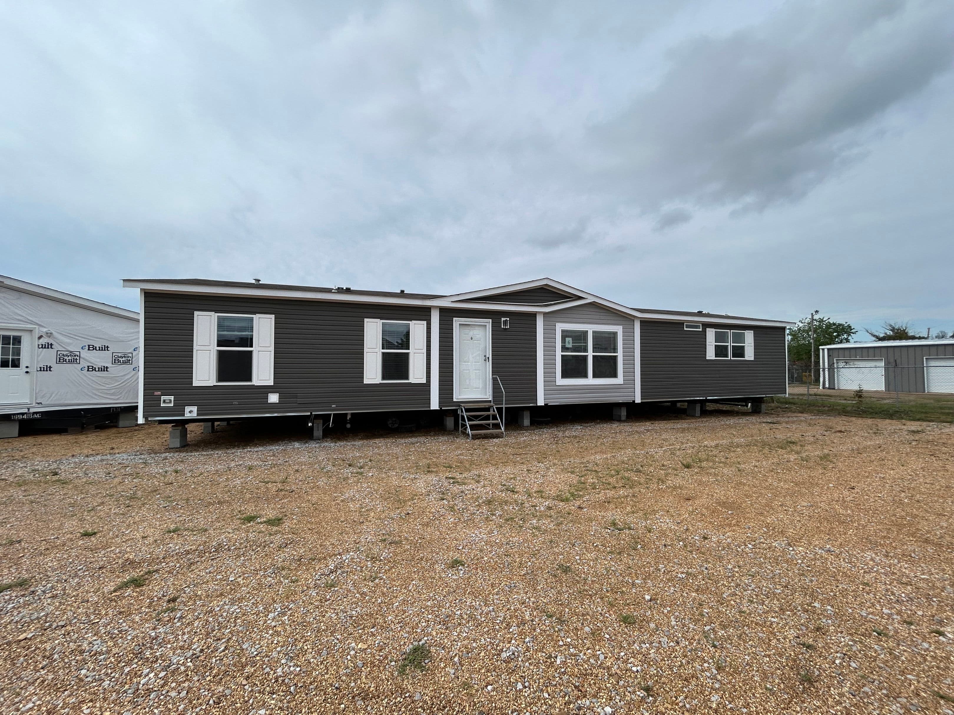 The shoreline elevation and exterior home features