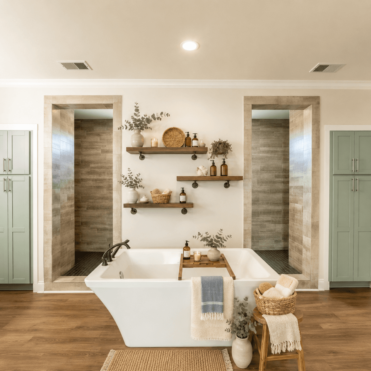 Cedar lake bathroom home features