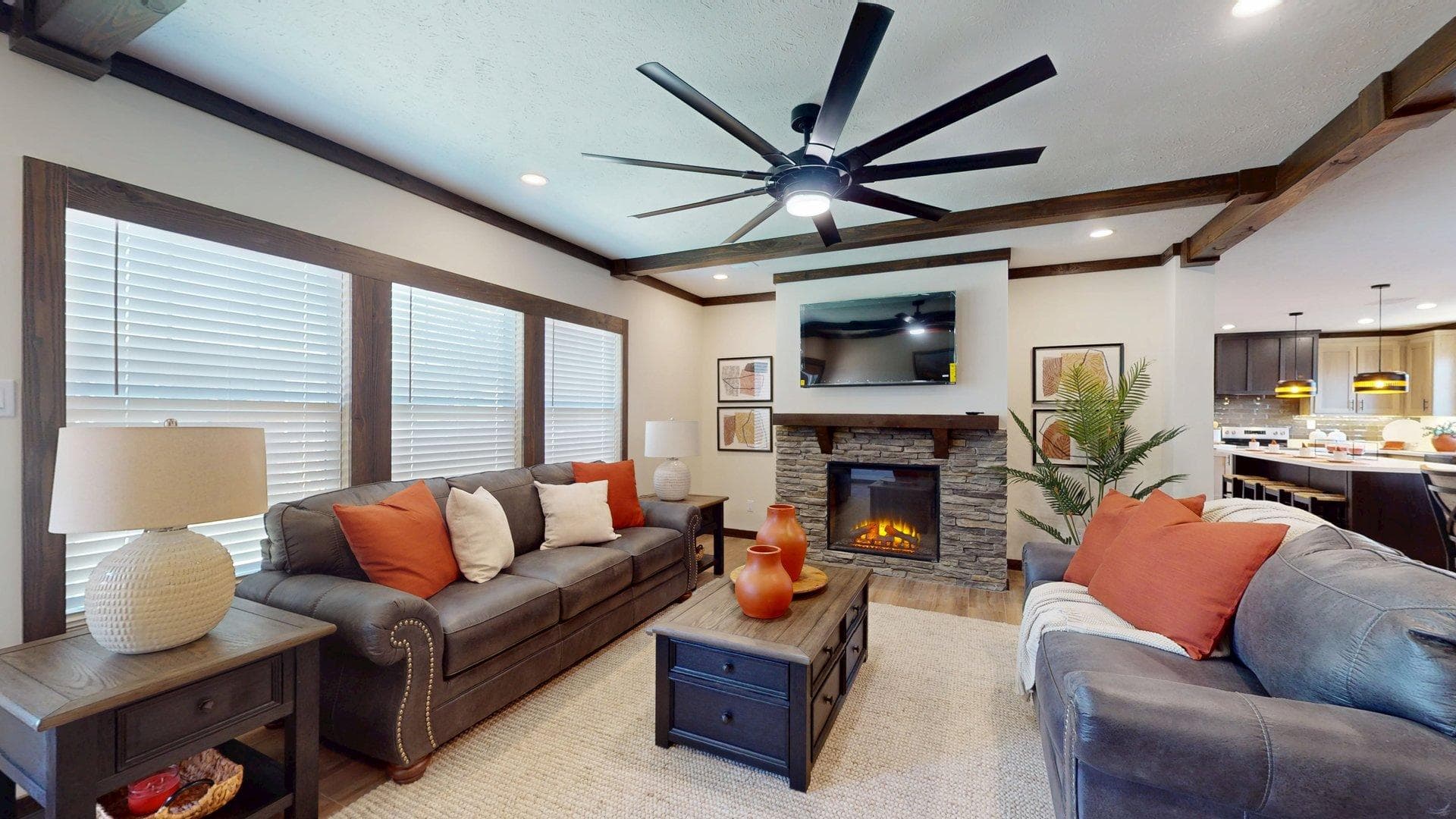 Mountain laurel (biloxi) interior home features