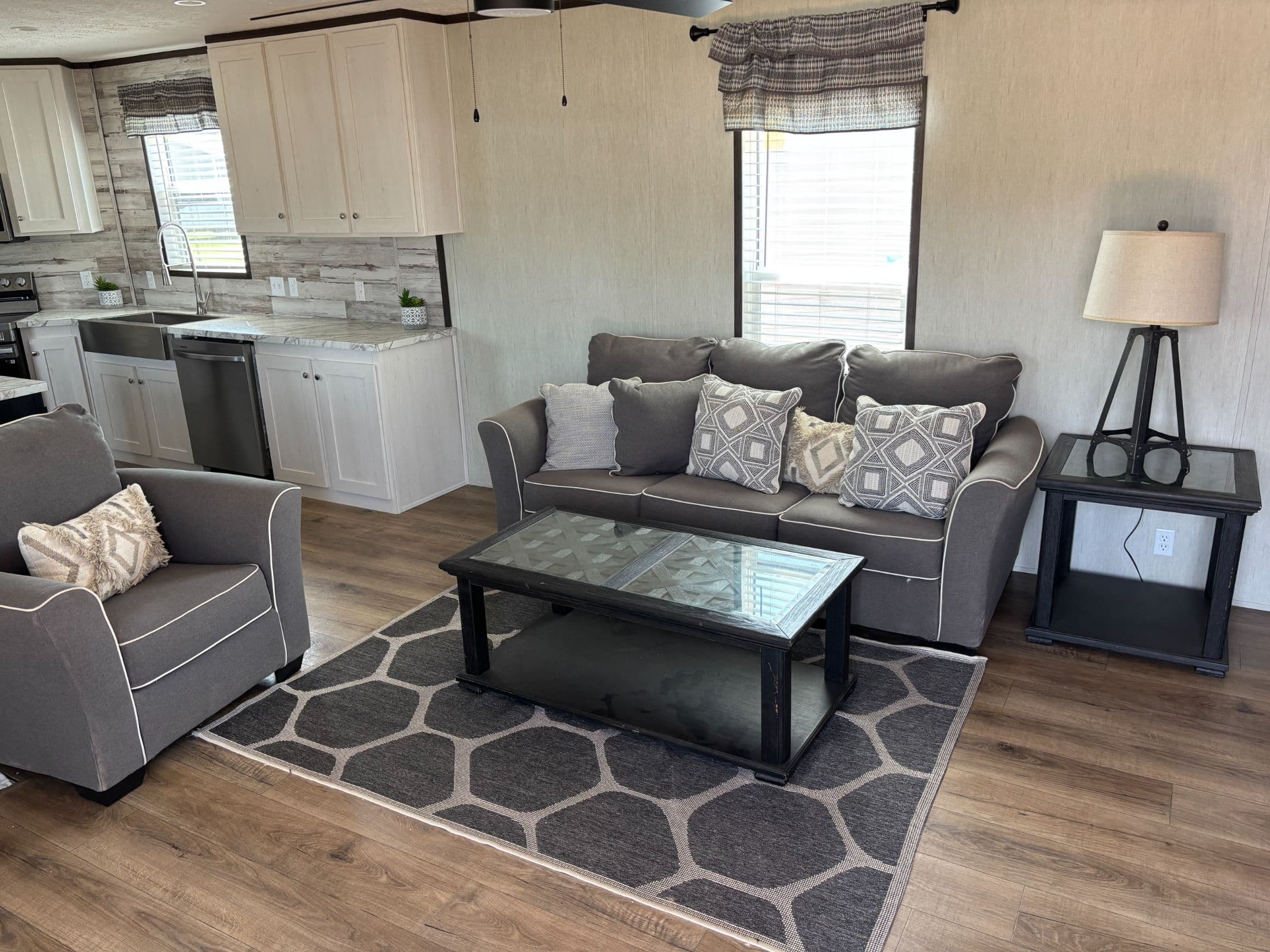 The sherman interior home features