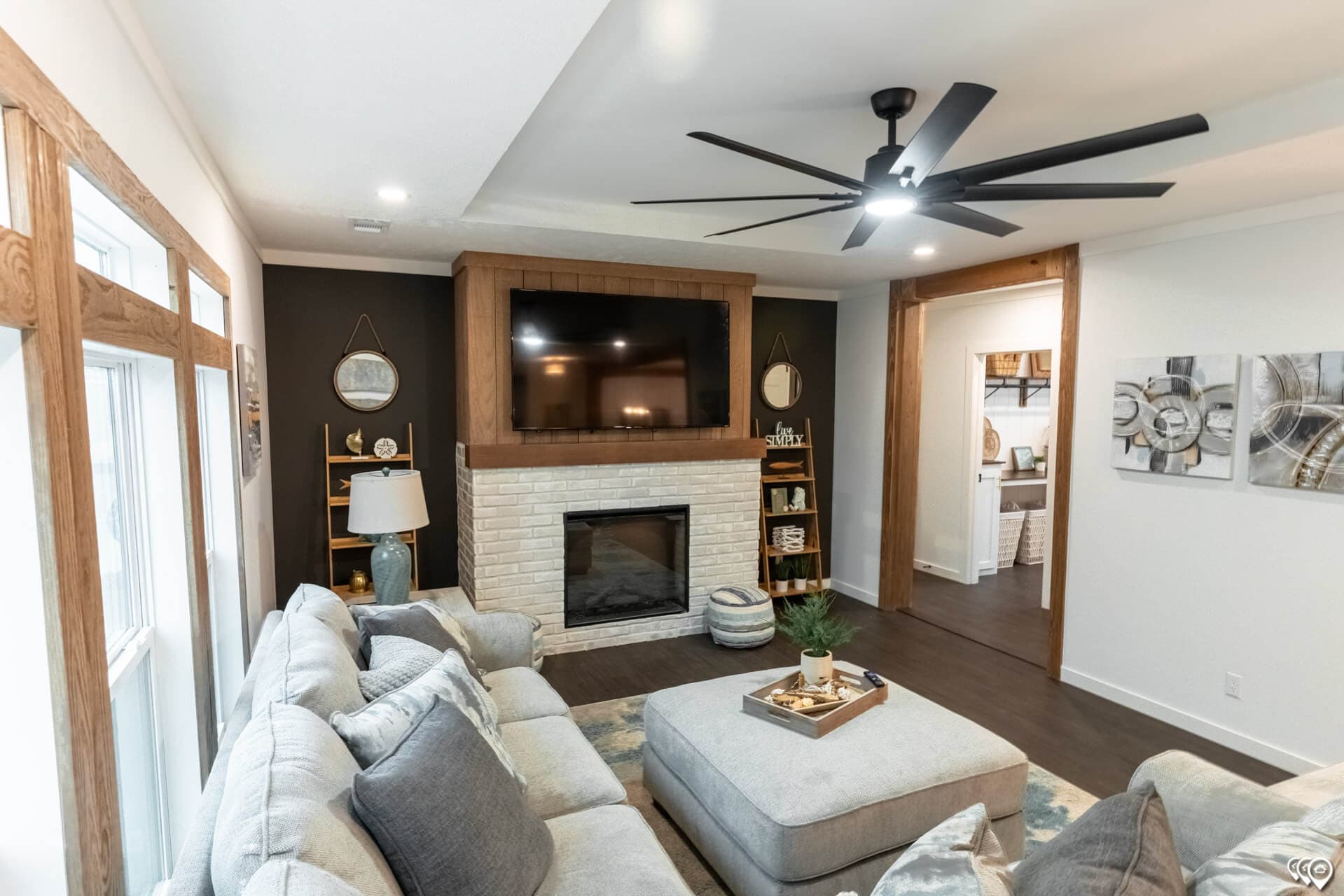 Twin creek interior home features
