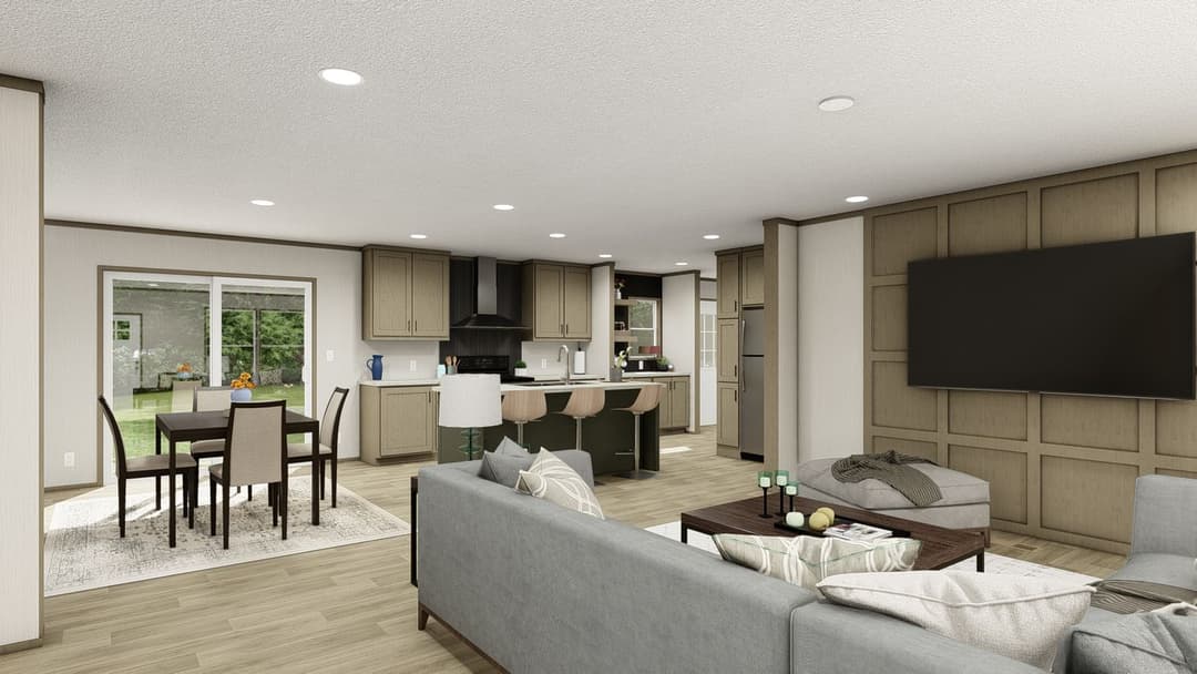 Snowcap interior home features