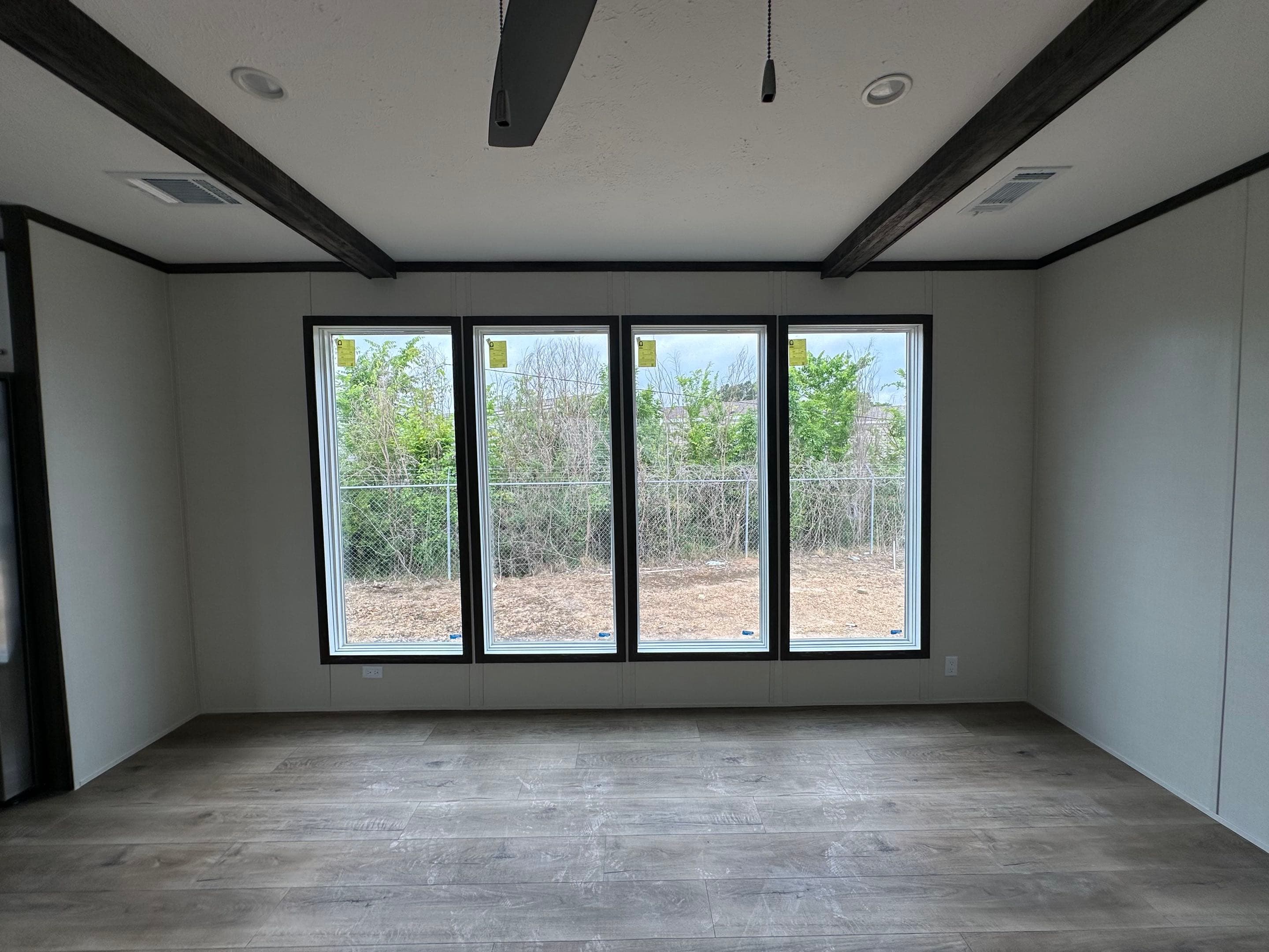 The seaside  home features
