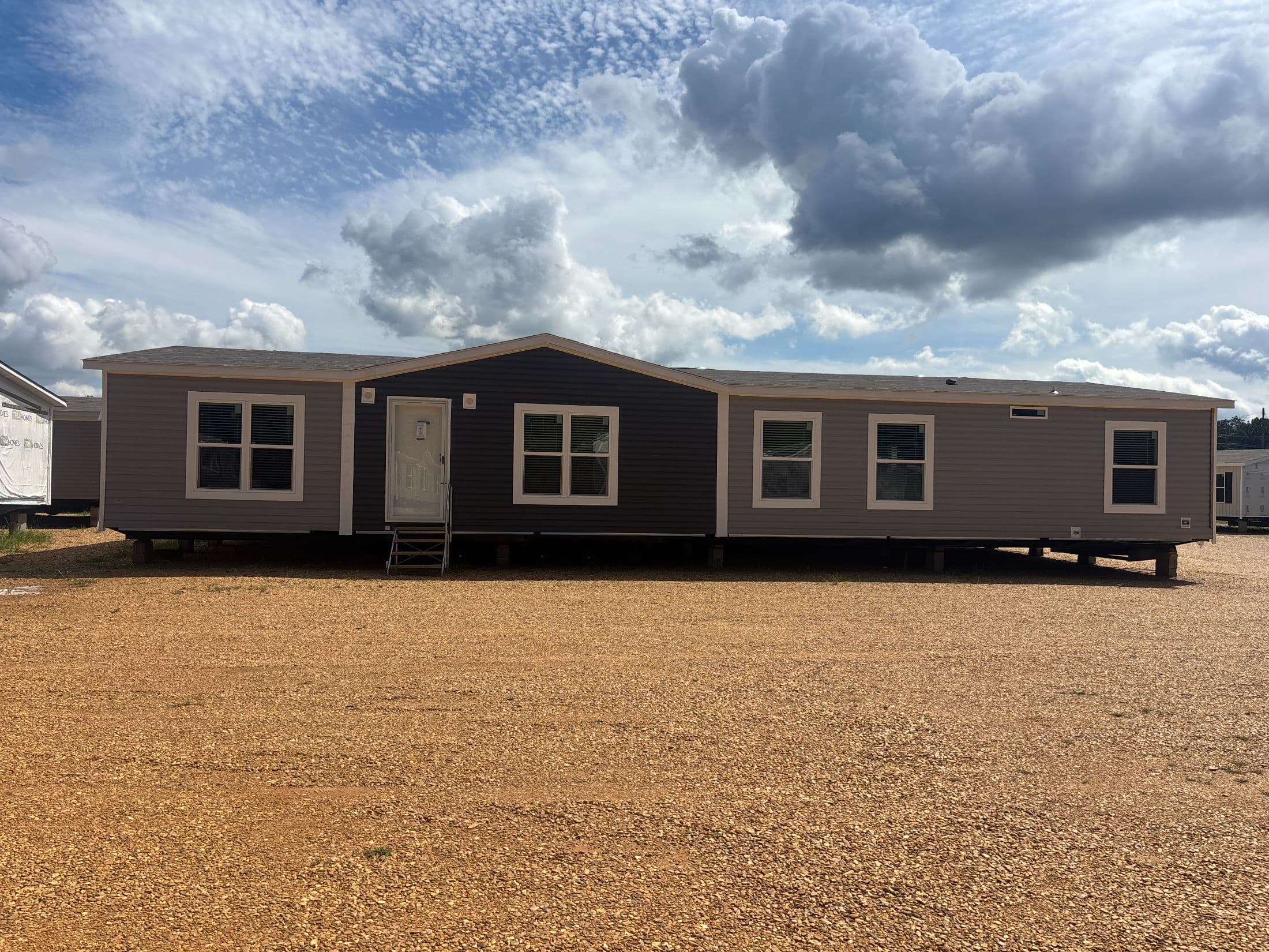 The bayside elevation and exterior home features