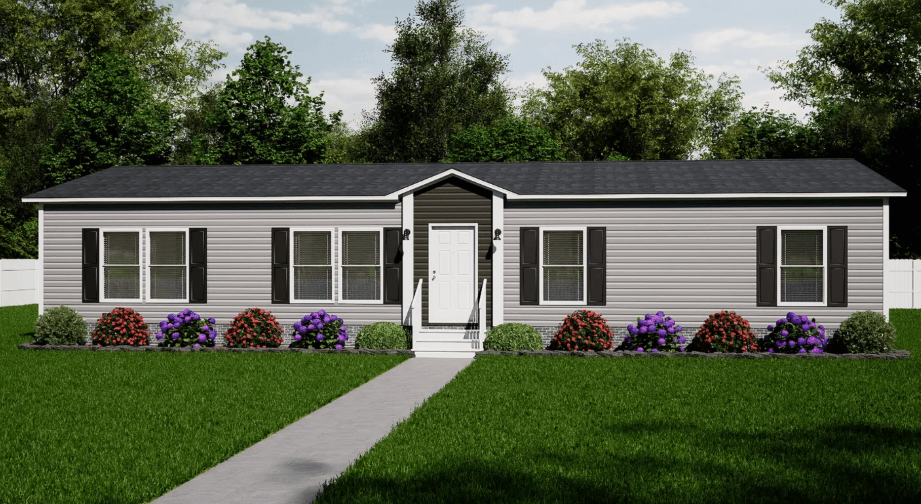 Bella vista hero, elevation, and exterior home features