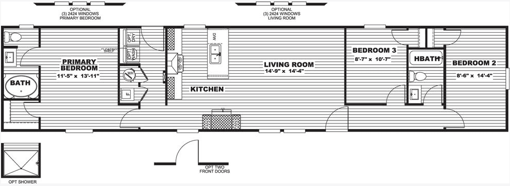Magellan floor plan home features