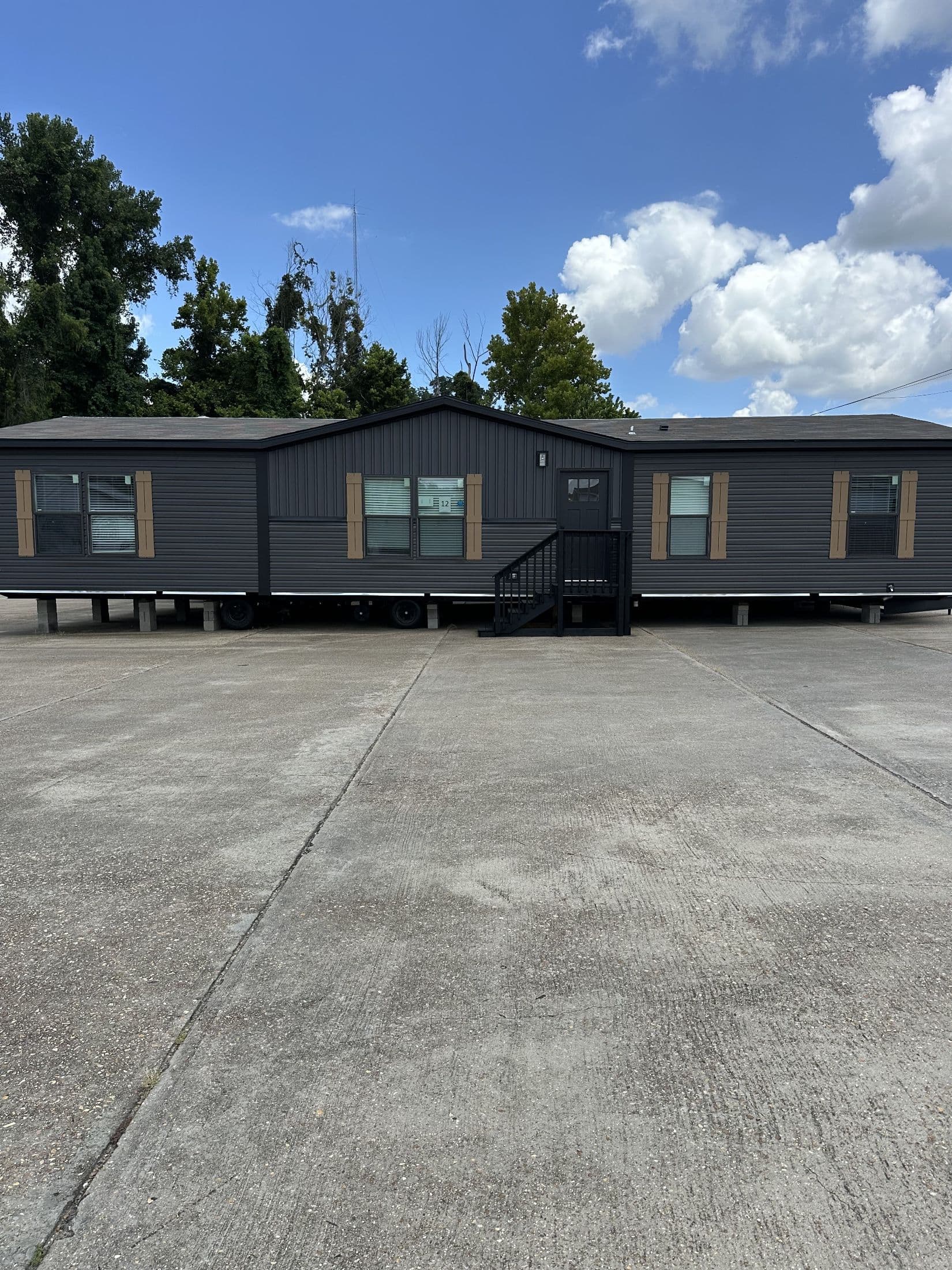 Dark nova elevation and exterior home features