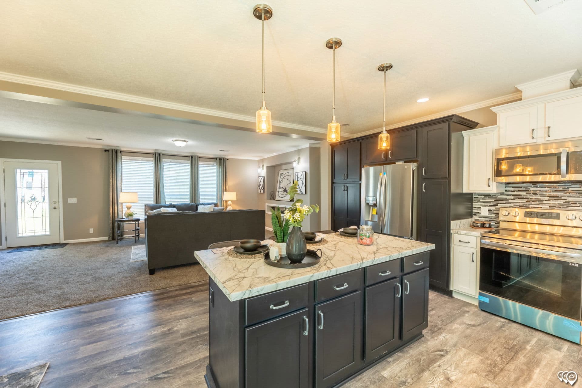 The grove kitchen home features