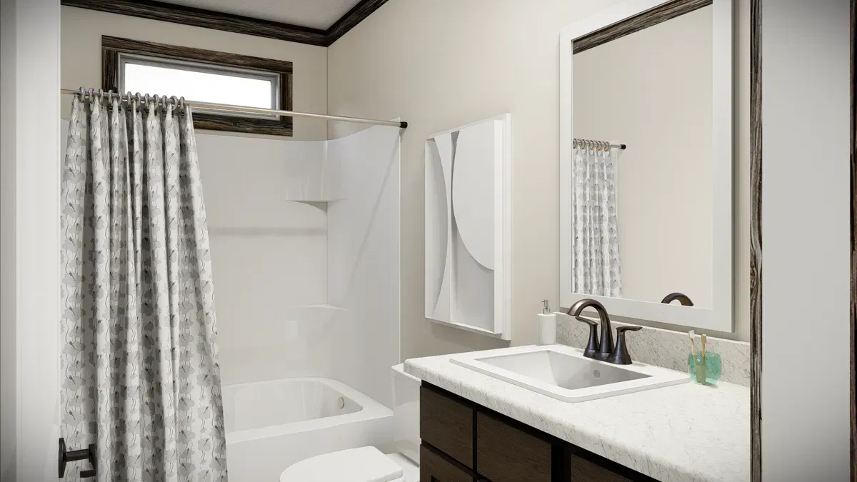 The anderson ii bathroom home features