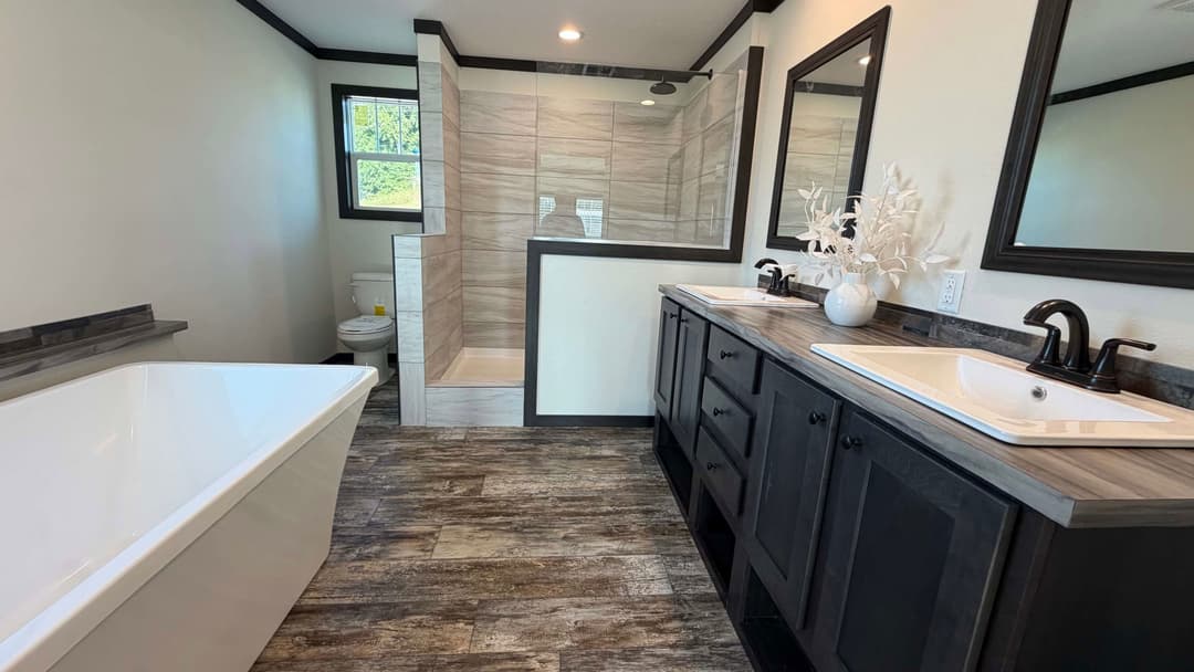 Boujee 56 bathroom home features