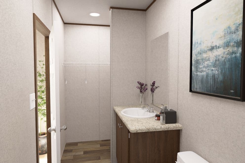 Magnolia bathroom home features