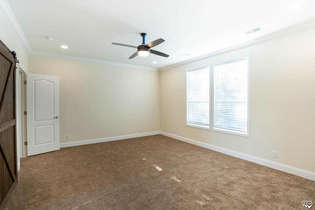 The riverview bedroom home features