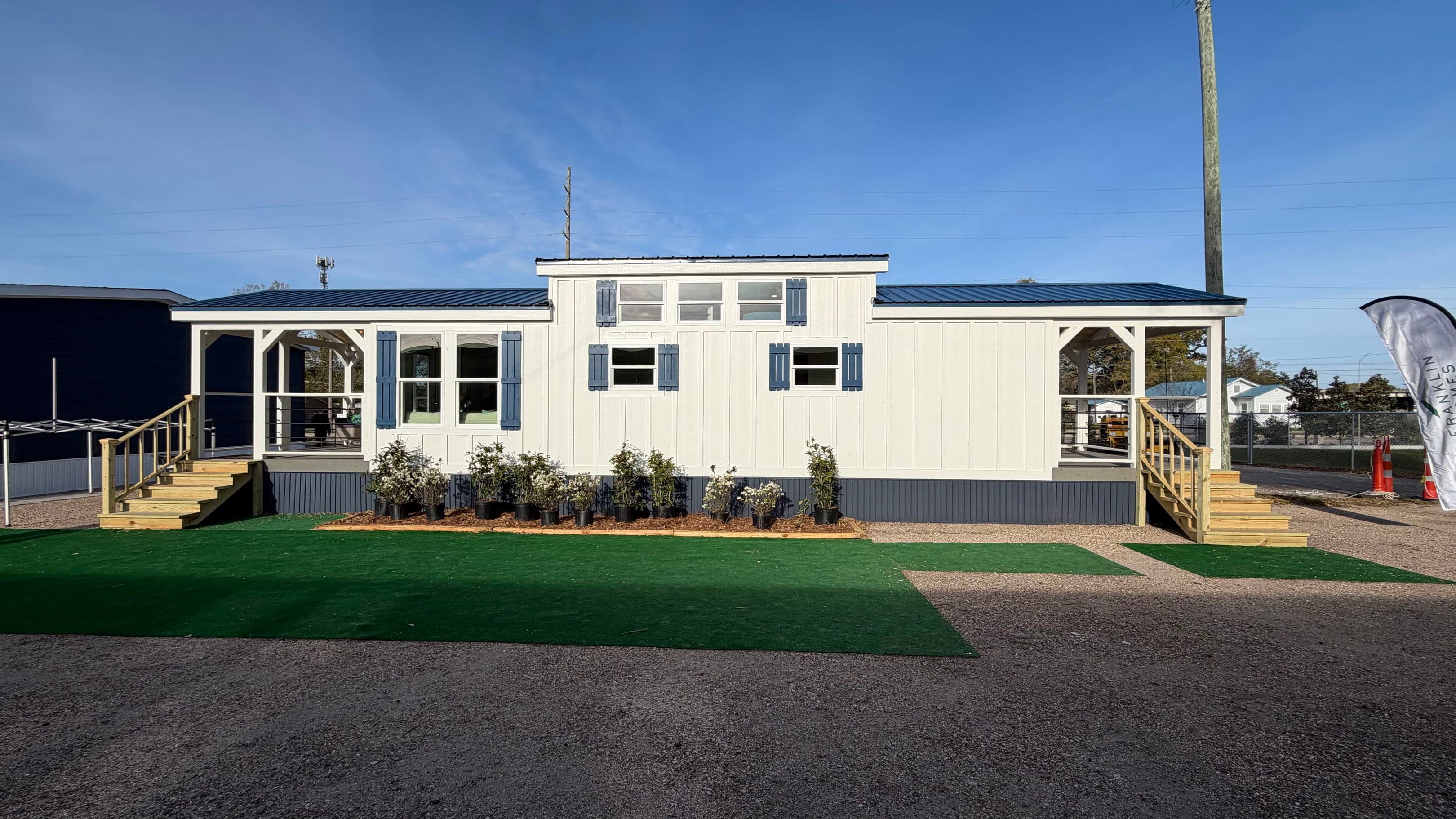 The blue wing (biloxi) elevation and exterior home features
