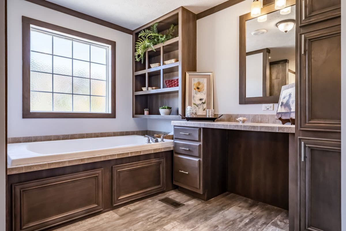 The turner bathroom home features