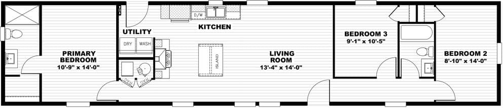 Move on up floor plan home features