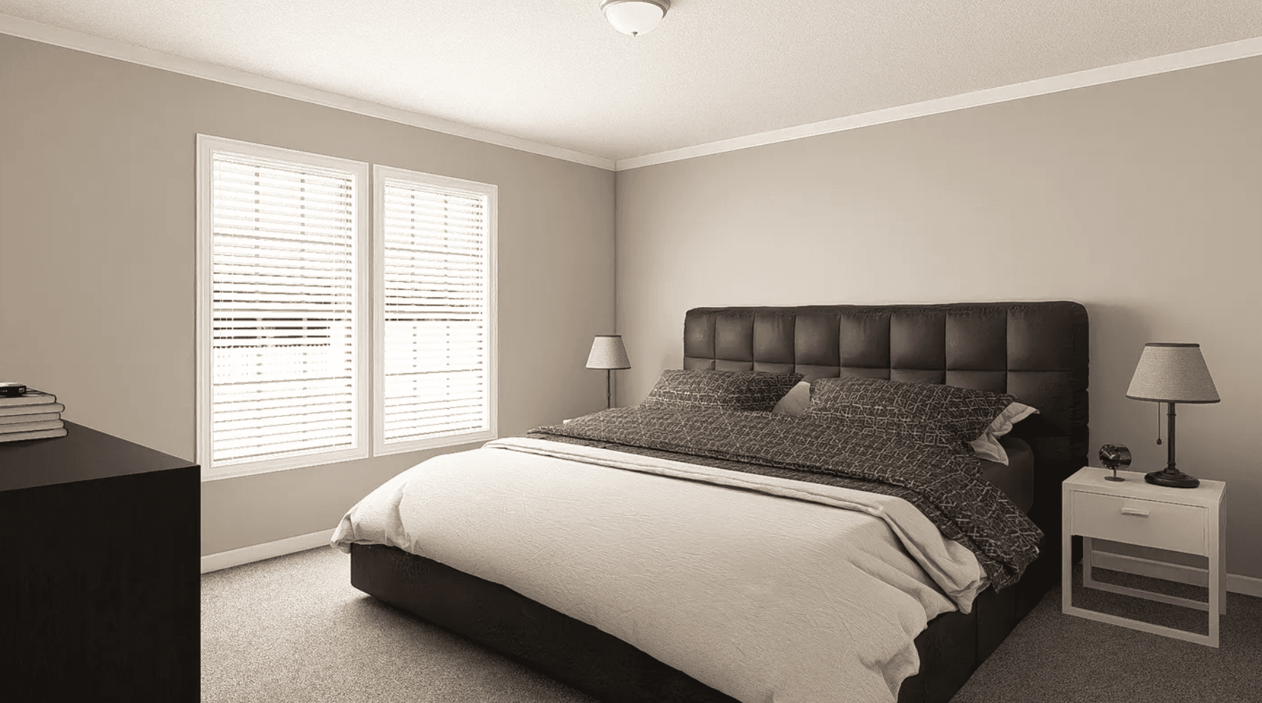 The big easy bedroom home features