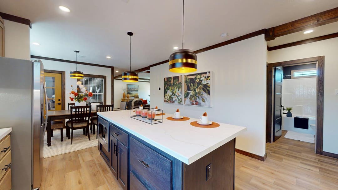 Mountain laurel (biloxi) kitchen home features