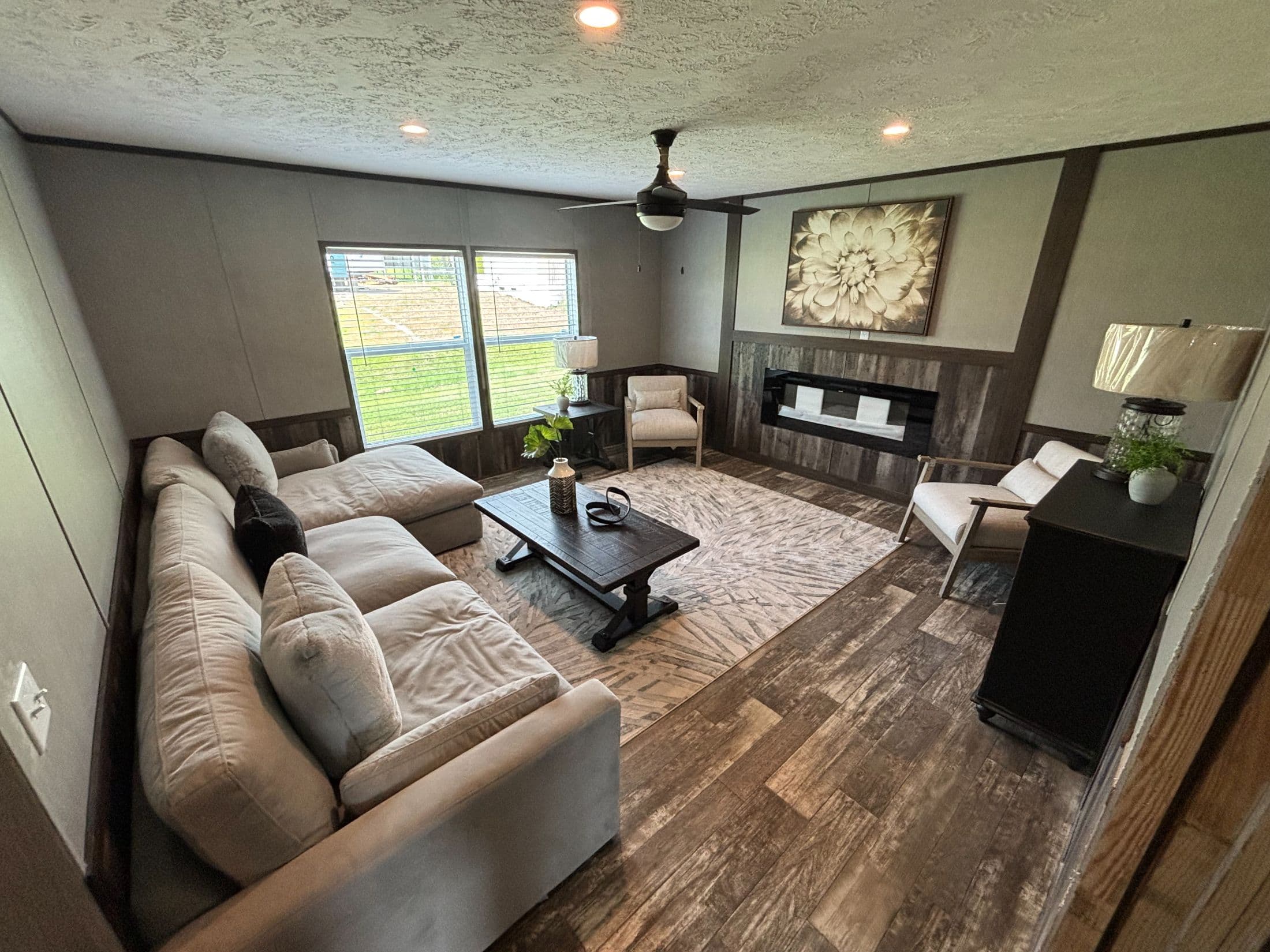 The bayside interior home features