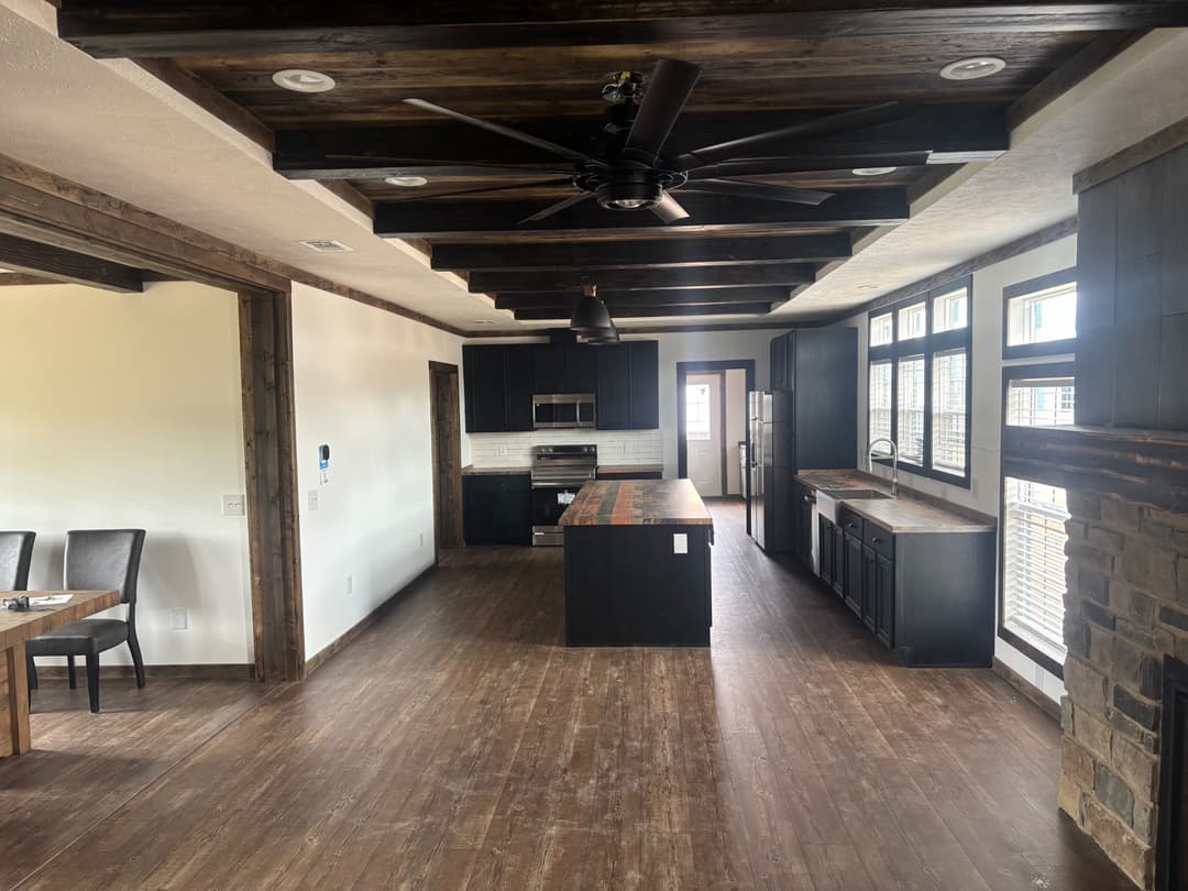 The mill house kitchen home features