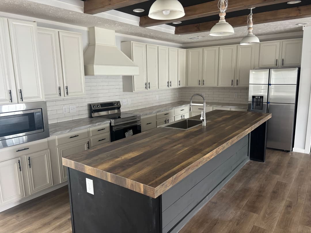 The magnolia kitchen and hero home features