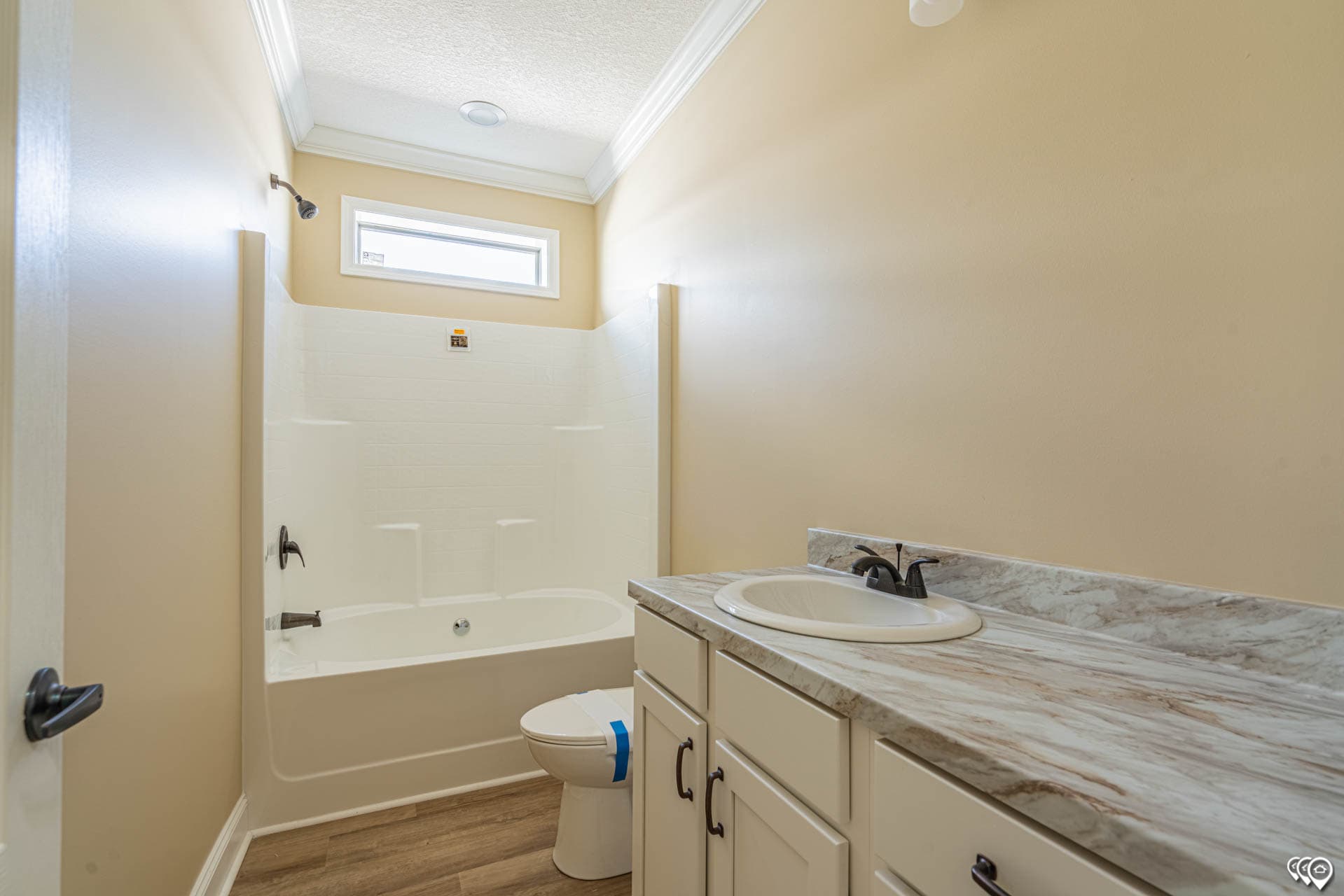 Woodland bathroom home features