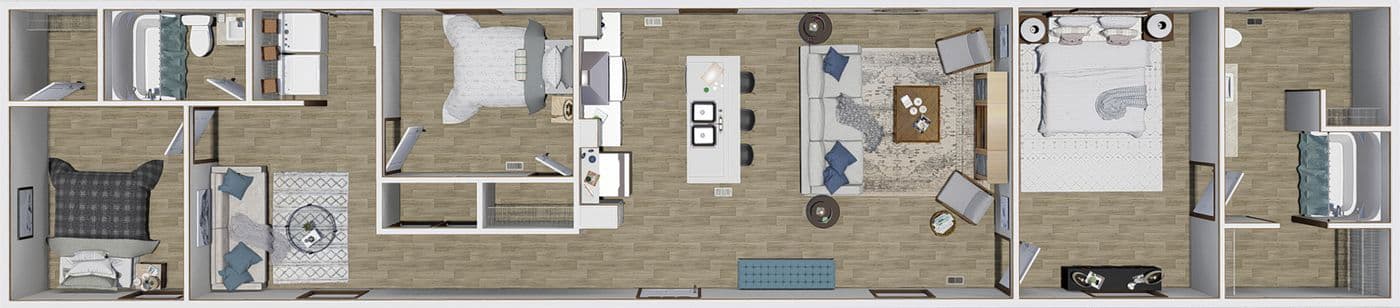 Balance floor plan home features