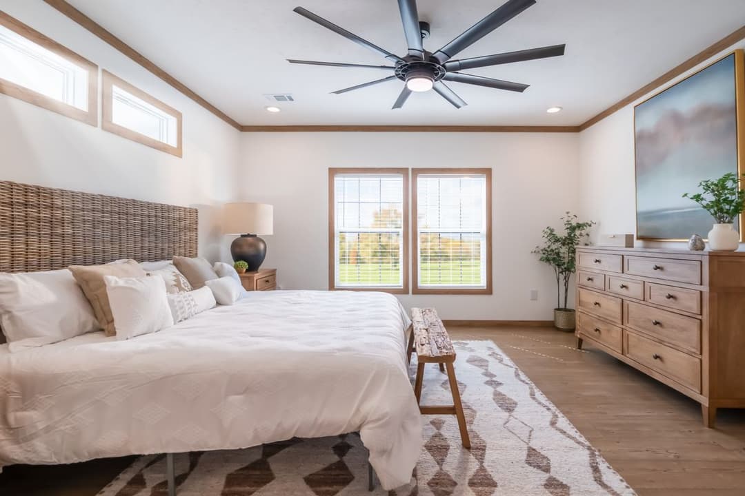 The reed bedroom home features