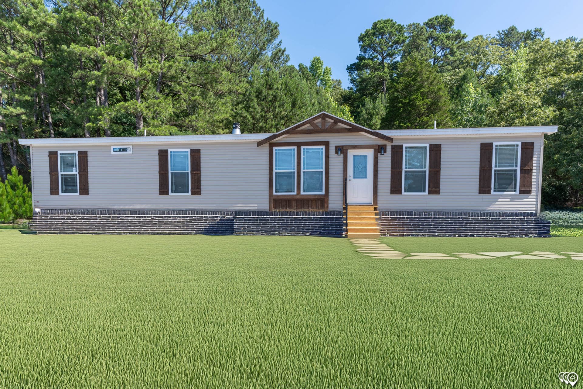 Aimon hero, elevation, and exterior home features