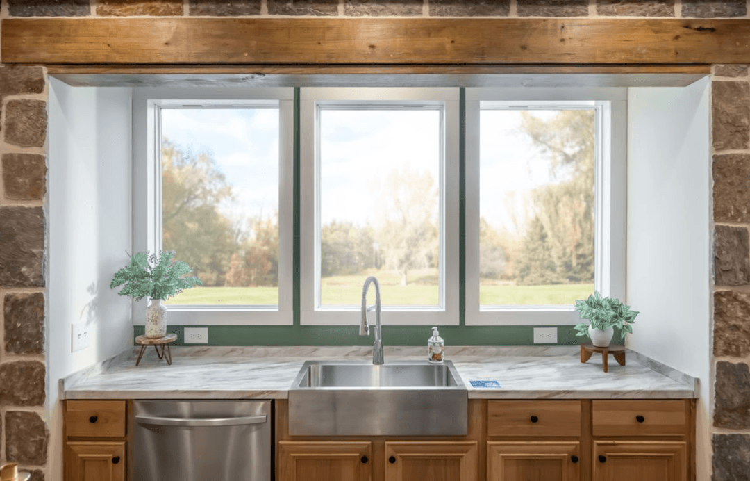 The rocking chair kitchen home features