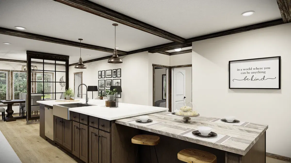 The anderson ii kitchen home features