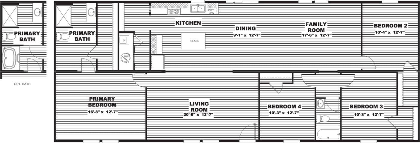 Sycamore floor plan home features